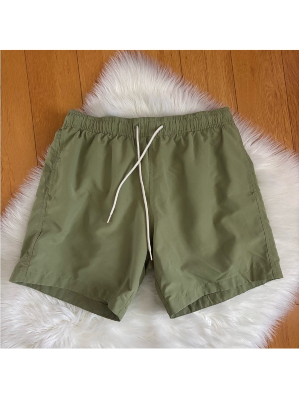 H&M Olive Green Board Shorts